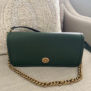 Coach Dinky Bag Hunter Green